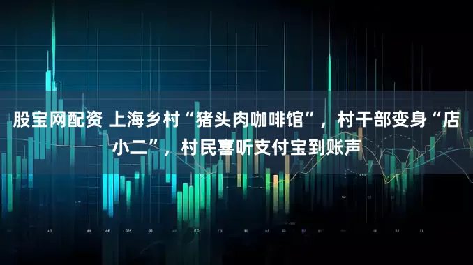 股宝网配资 上海乡村“猪头肉咖啡馆”，村干部变身“店小二”，村民喜听支付宝到账声